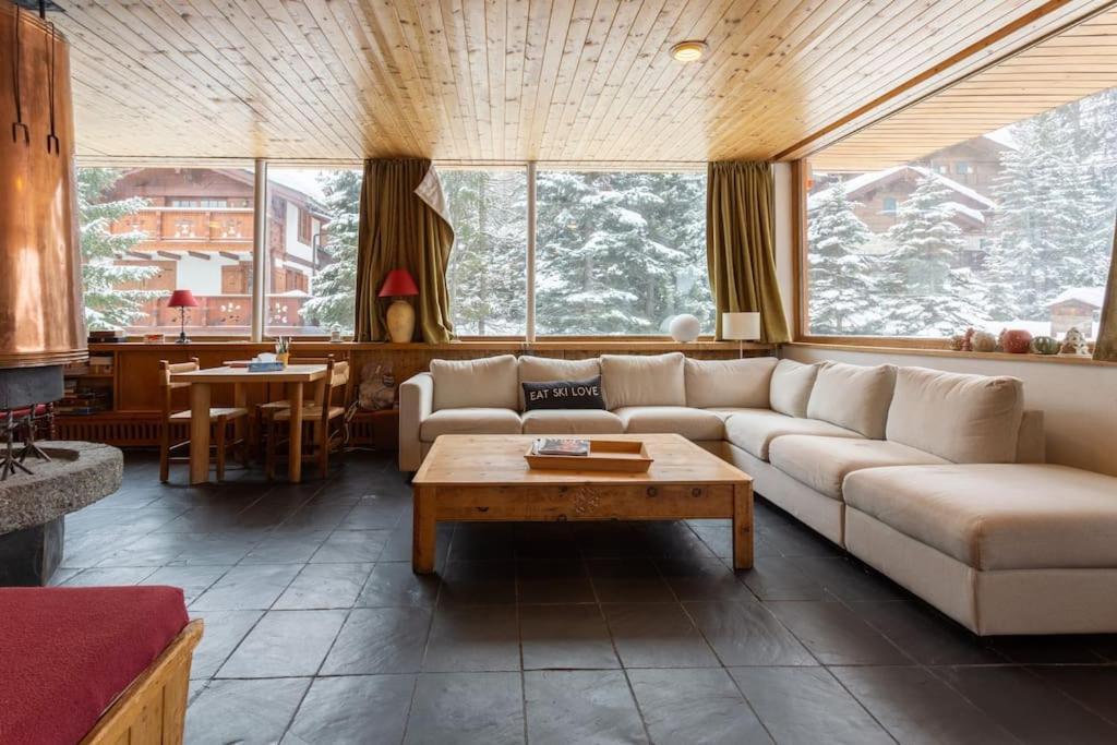 Chalet Robaumont - Grand Chalet Familial Proche Du Centre Et Des Pistes 谷雪维尔 外观 照片