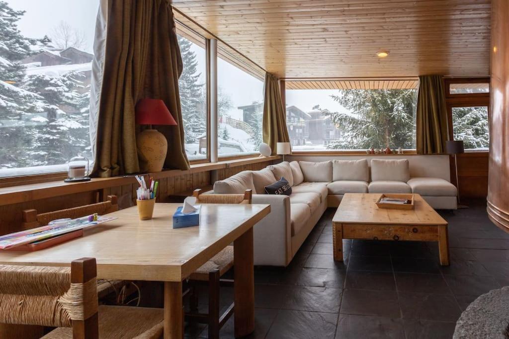 Chalet Robaumont - Grand Chalet Familial Proche Du Centre Et Des Pistes 谷雪维尔 外观 照片