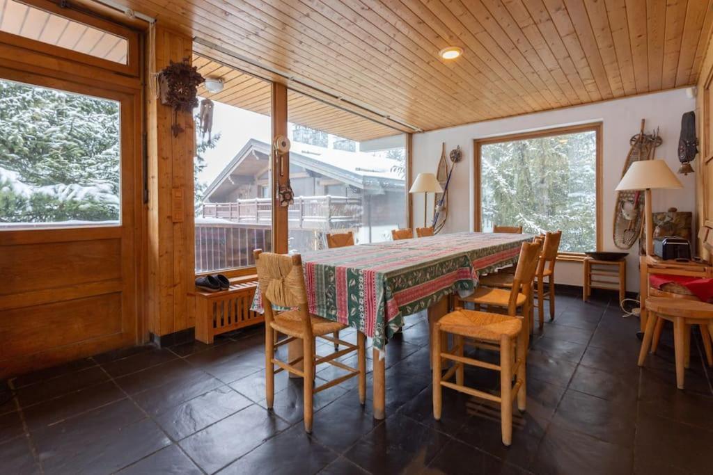 Chalet Robaumont - Grand Chalet Familial Proche Du Centre Et Des Pistes 谷雪维尔 外观 照片